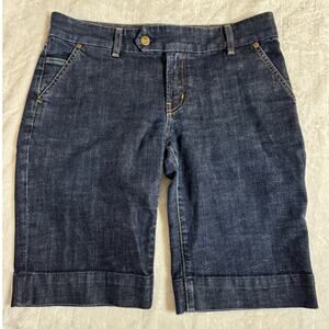 Citizens Of Humanity Denim Jean Bermuda Shorts Dark Wash Women's Size 30 USED